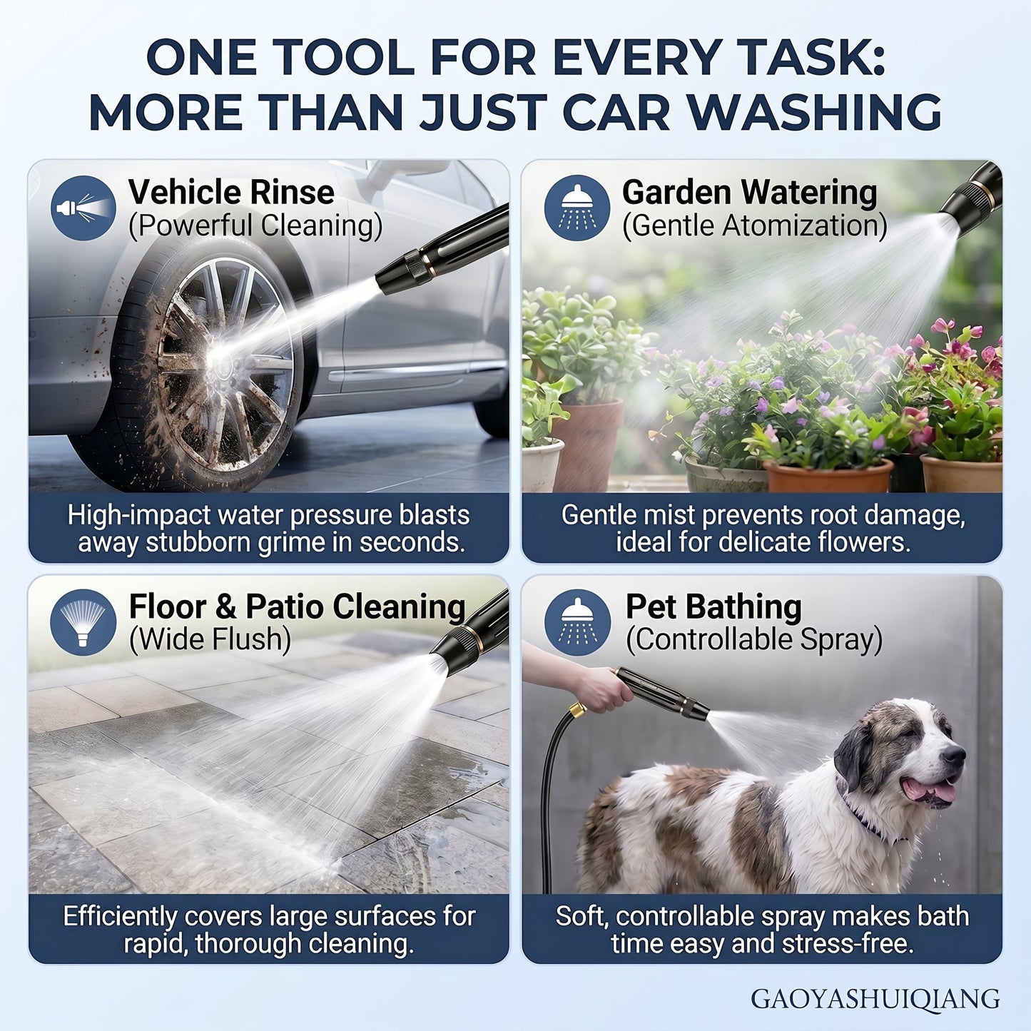 PKNEW®🌟Powerful High-Pressure Home Car Wash & Garden Sprayer🫧