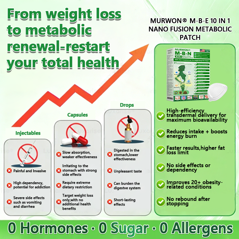 FDA Registered & GMP Certified 👩‍⚕️ |🌥️𝑴𝙐𝗥𝑾𝓞𝓝® 𝗠-𝐵-𝑁 𝟏𝟎-𝐢𝐧-𝟏 𝐍𝐚𝐧𝐨 𝐅𝐮𝐬𝐢𝐨𝐧 𝐌𝐞𝐭𝐚𝐛𝐨𝐥𝐢𝐜 𝐏𝐚𝐭𝐜𝐡 | ✅ 𝐁𝐚𝐜𝐤𝐞𝐝 𝐛𝐲 𝐒𝐜𝐢𝐞𝐧𝐭𝐢𝐟𝐢𝐜 𝐄𝐯𝐢𝐝𝐞𝐧𝐜𝐞 | 𝟏𝟎-𝐢𝐧-𝟏 𝐅𝐨𝐫𝐦𝐮𝐥𝐚 | 𝐑𝐞𝐬𝐮𝐥𝐭𝐬 𝐢𝐧 7 𝐃𝐚𝐲𝐬👒