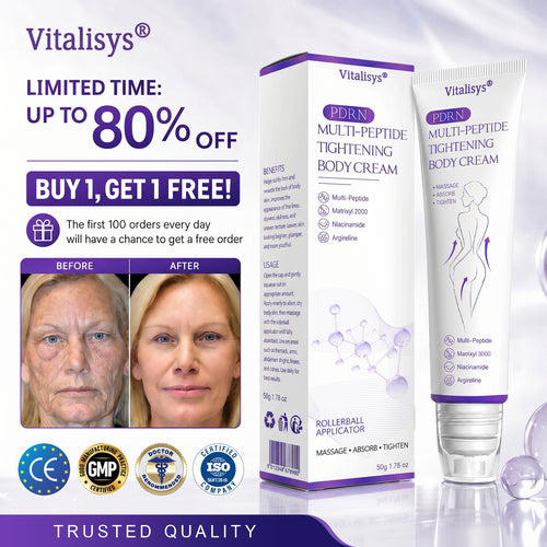 30%OFF🔥🔥Vitalisys® PDRN Multi-Peptide Massaging Body Roller Cream