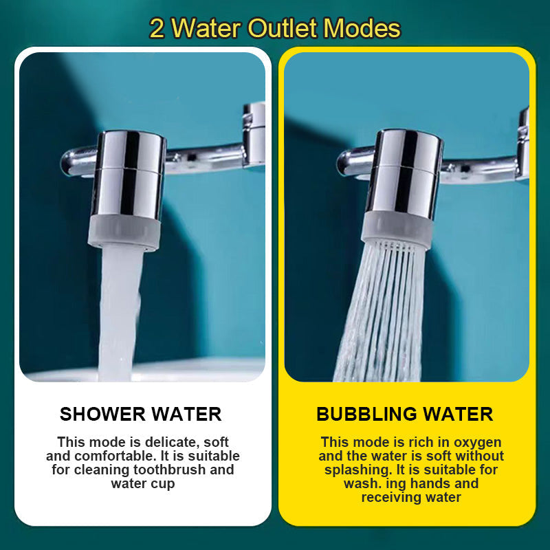 👍Last Day Promotion 49% OFF👍👍Rotating 1080° robotic arm faucet (universal model)--👩‍👩‍👧‍👧The direction and water flow rate can be freely adjusted