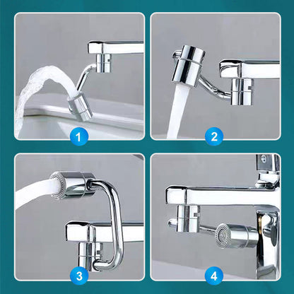 👍Last Day Promotion 49% OFF👍👍Rotating 1080° robotic arm faucet (universal model)--👩‍👩‍👧‍👧The direction and water flow rate can be freely adjusted