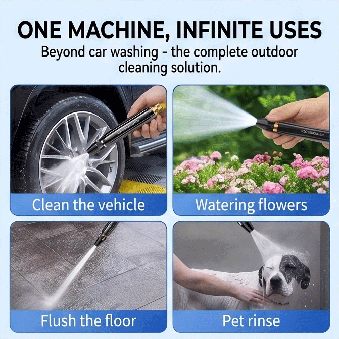 PKNEW®🌟Powerful High-Pressure Home Car Wash & Garden Sprayer🫧