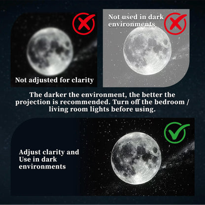 🥇PKNEW® NEXT-GEN SMART PROJECTION HD Smart Dynamic 5D Holographic Night Light Projector🌌